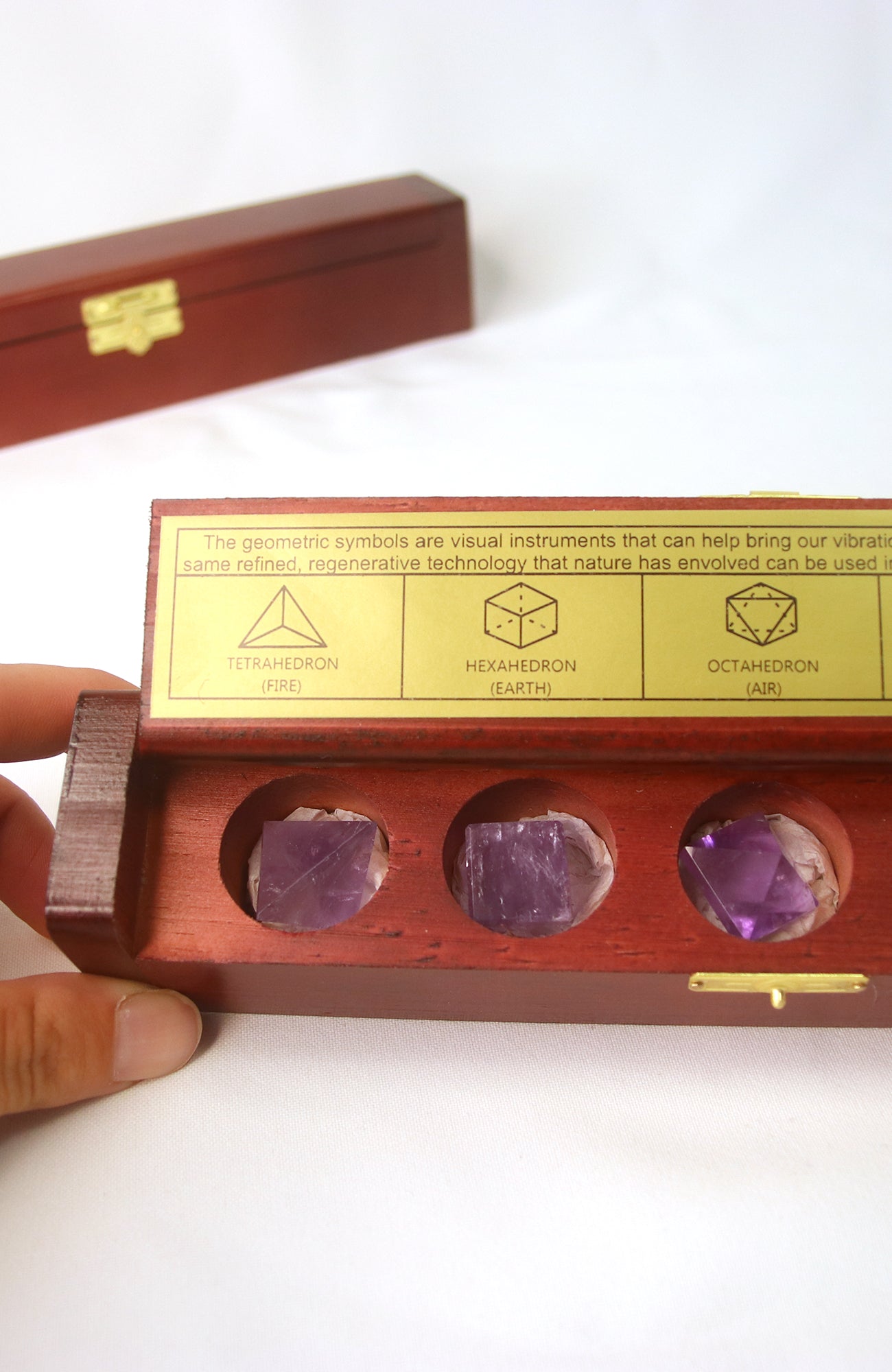 Amethyst Geometric Shapes (Boxed)